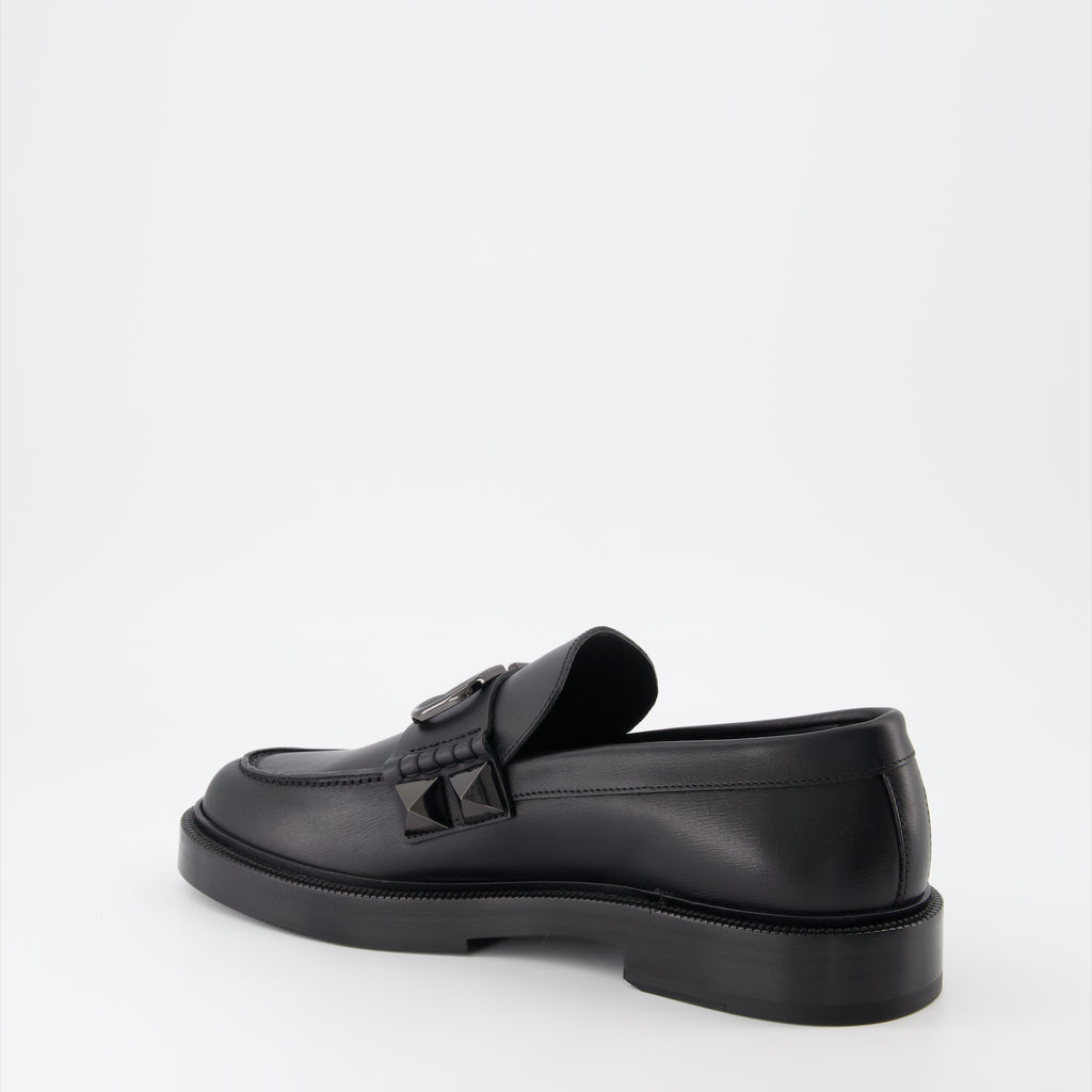 Loafer Mocassins Stud Sign Valentino Garavani Schwarz Homme