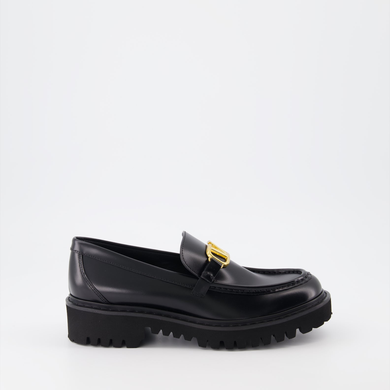 Loafer Mocassins VLogo Valentino Garavani Schwarz Femme