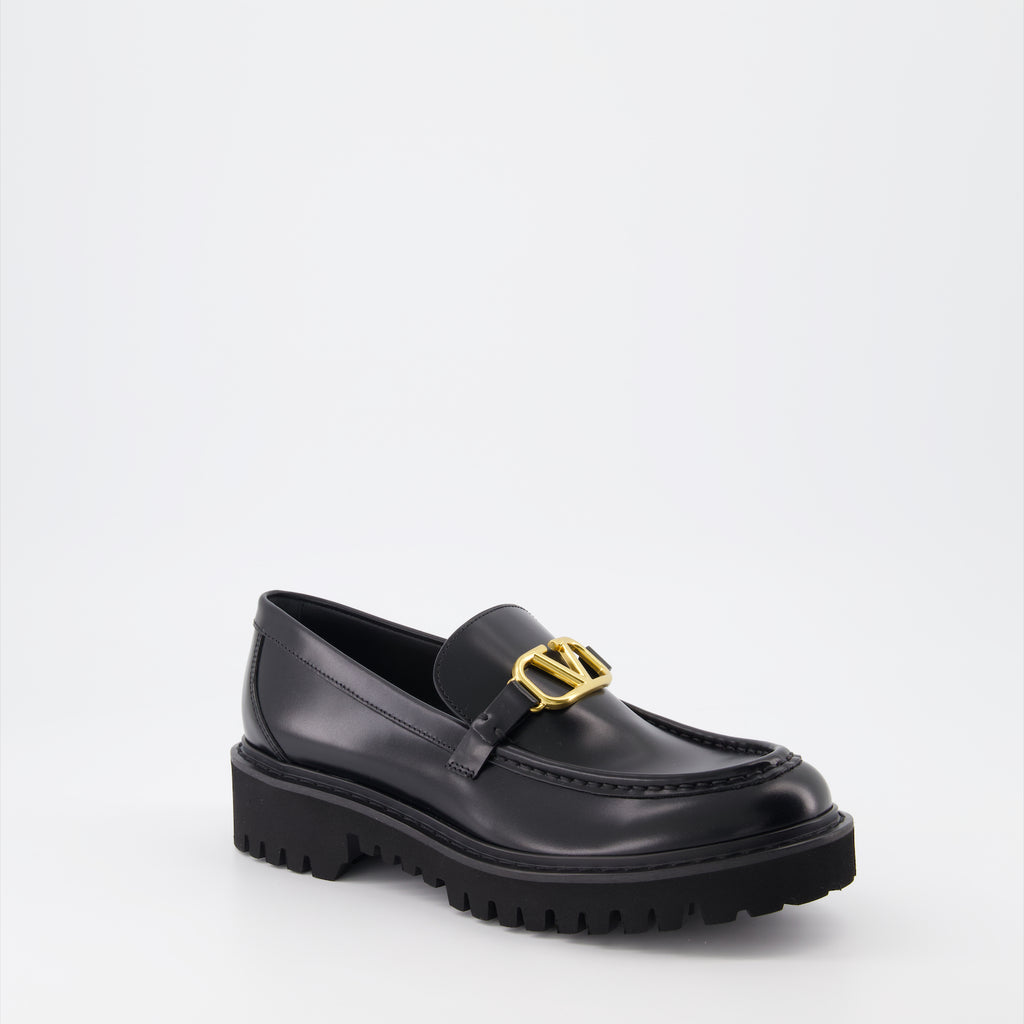 Loafer Mocassins VLogo Valentino Garavani Schwarz Femme