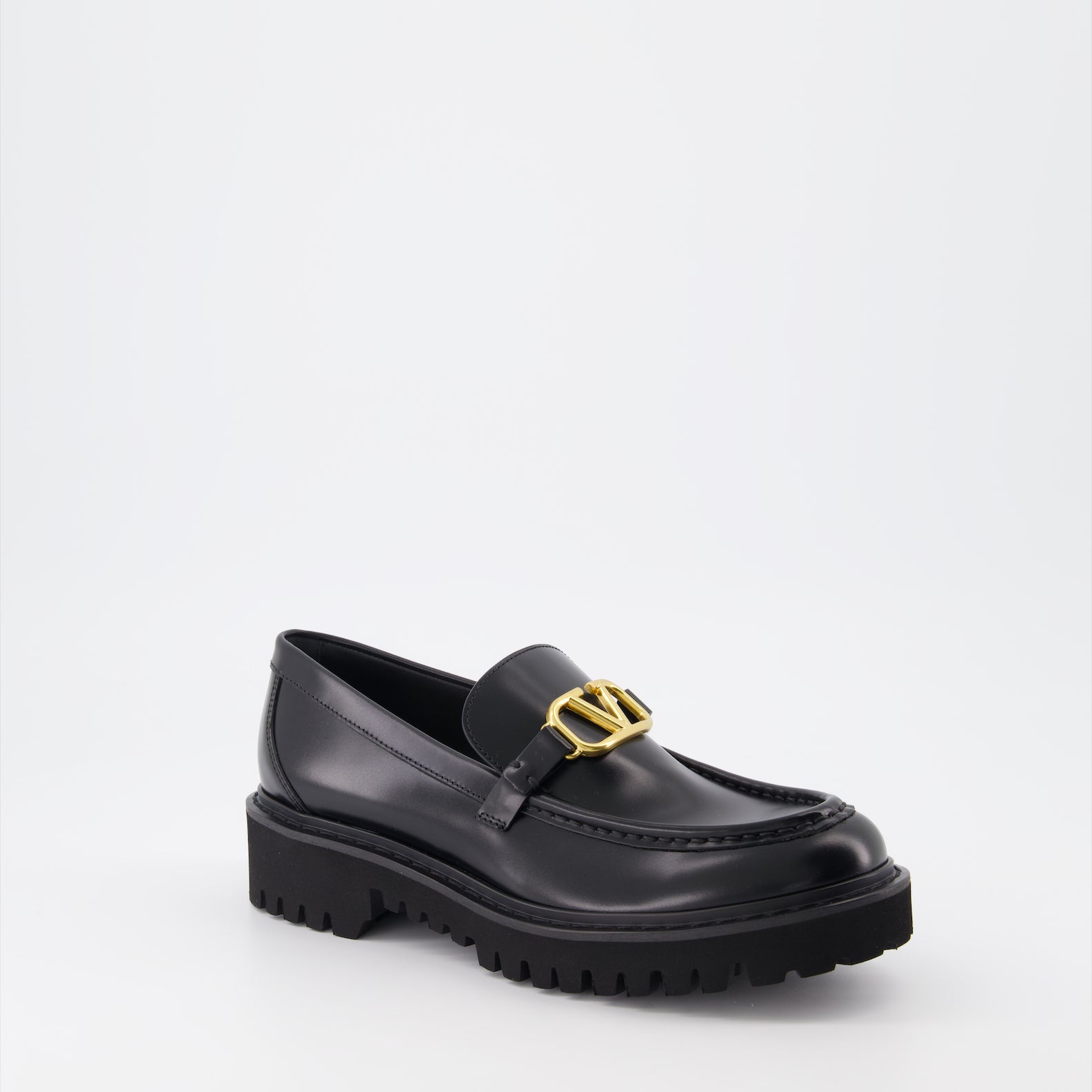 Loafer Mocassins VLogo Valentino Garavani Schwarz Femme