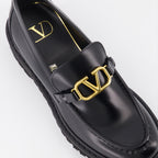 Loafer Mocassins VLogo Valentino Garavani Schwarz Femme