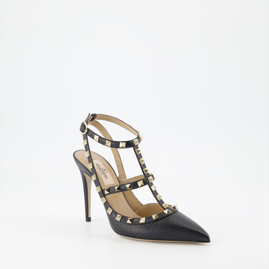 Pumps Escarpins Rockstud Valentino Garavani Schwarz Femme