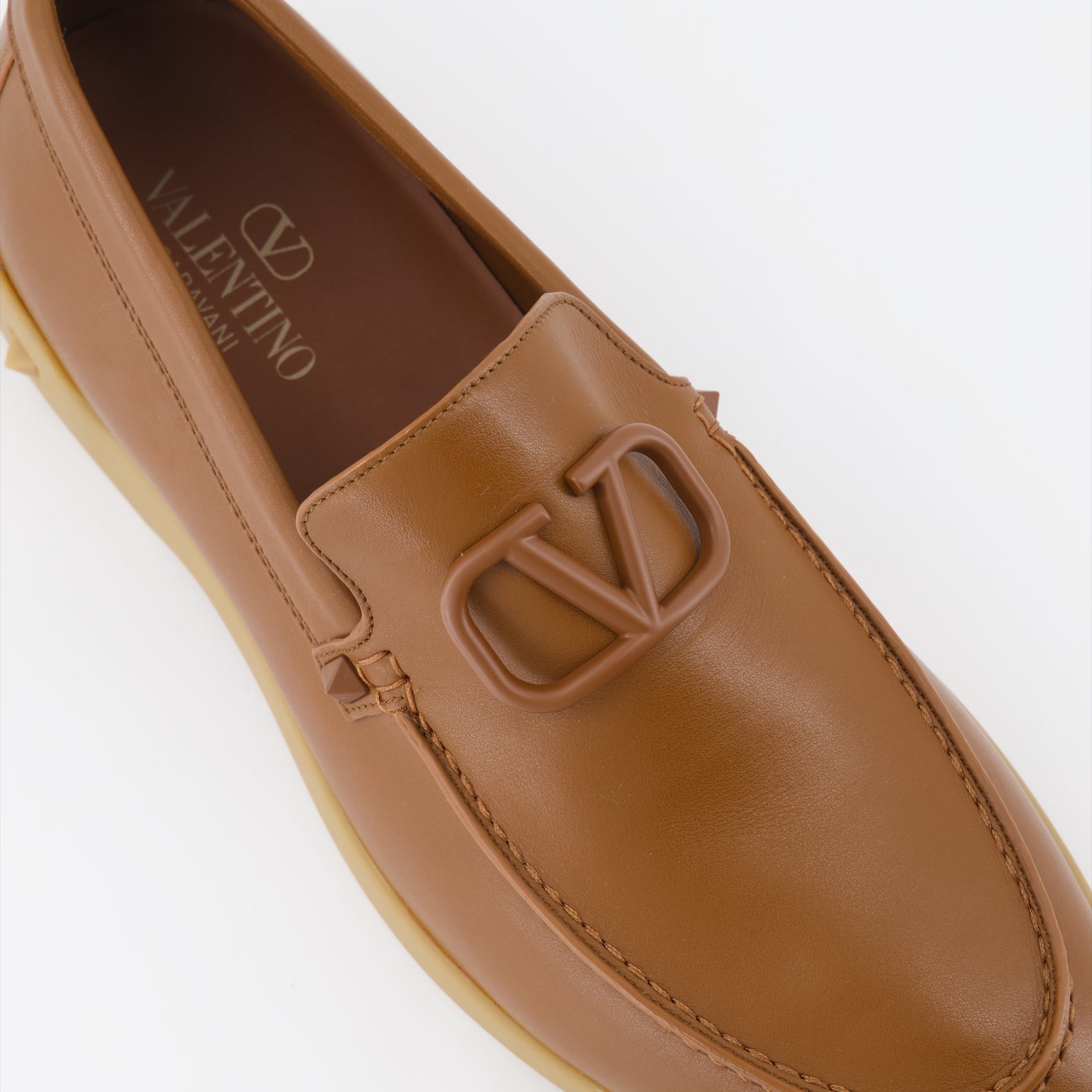 Loafer Mocassins VLogo Valentino Garavani Braun Homme