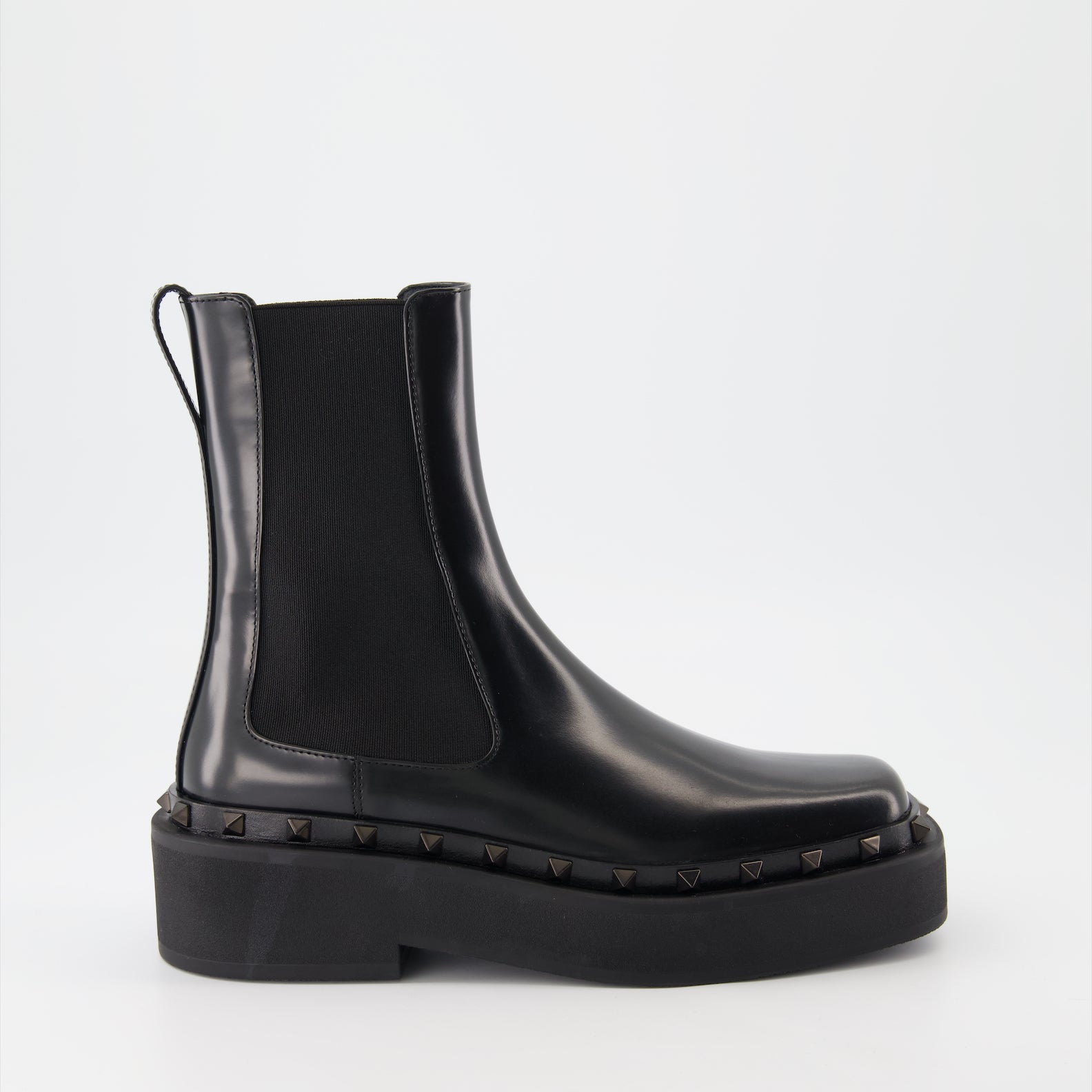 Botins Bottines Rockstud M-Way Valentino Garavani Preto Femme