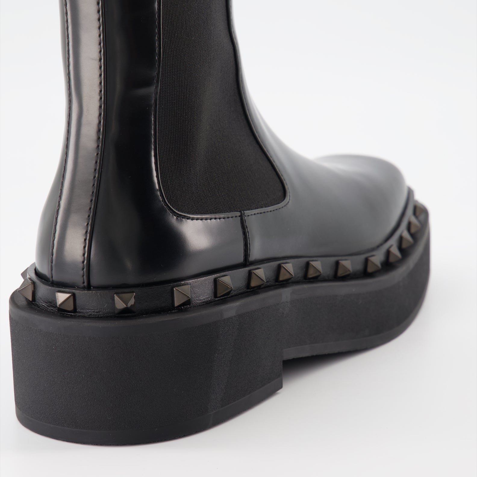 Botins Bottines Rockstud M-Way Valentino Garavani Preto Femme