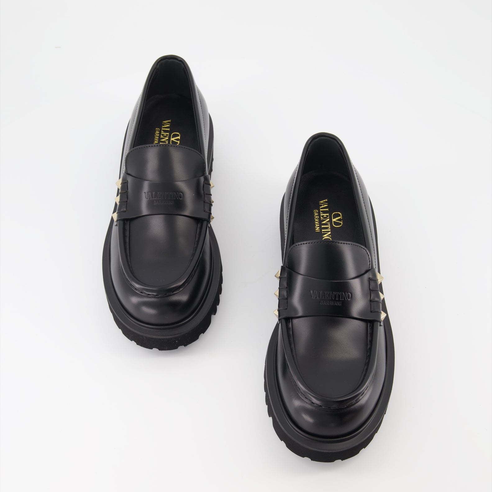 Mocassins Mocassins Rockstud Valentino Garavani Noir Femme