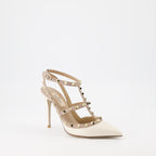 Heels Rockstud Heels Valentino Garavani Beige Women