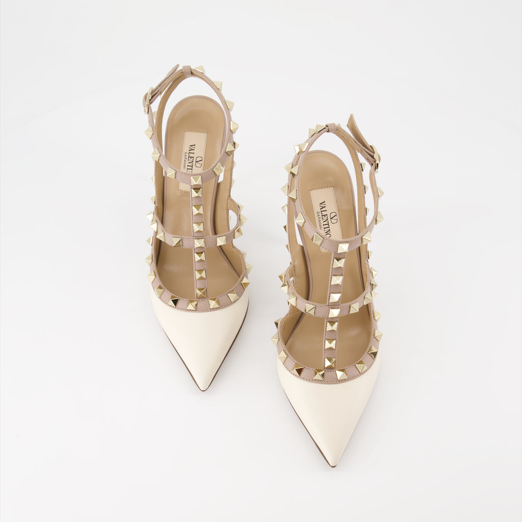 Heels Rockstud Heels Valentino Garavani Beige Women