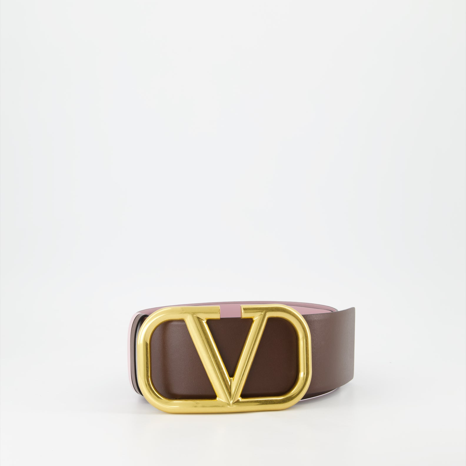 Cinture Ceinture VLogo réversible Valentino Garavani Marrone Femme