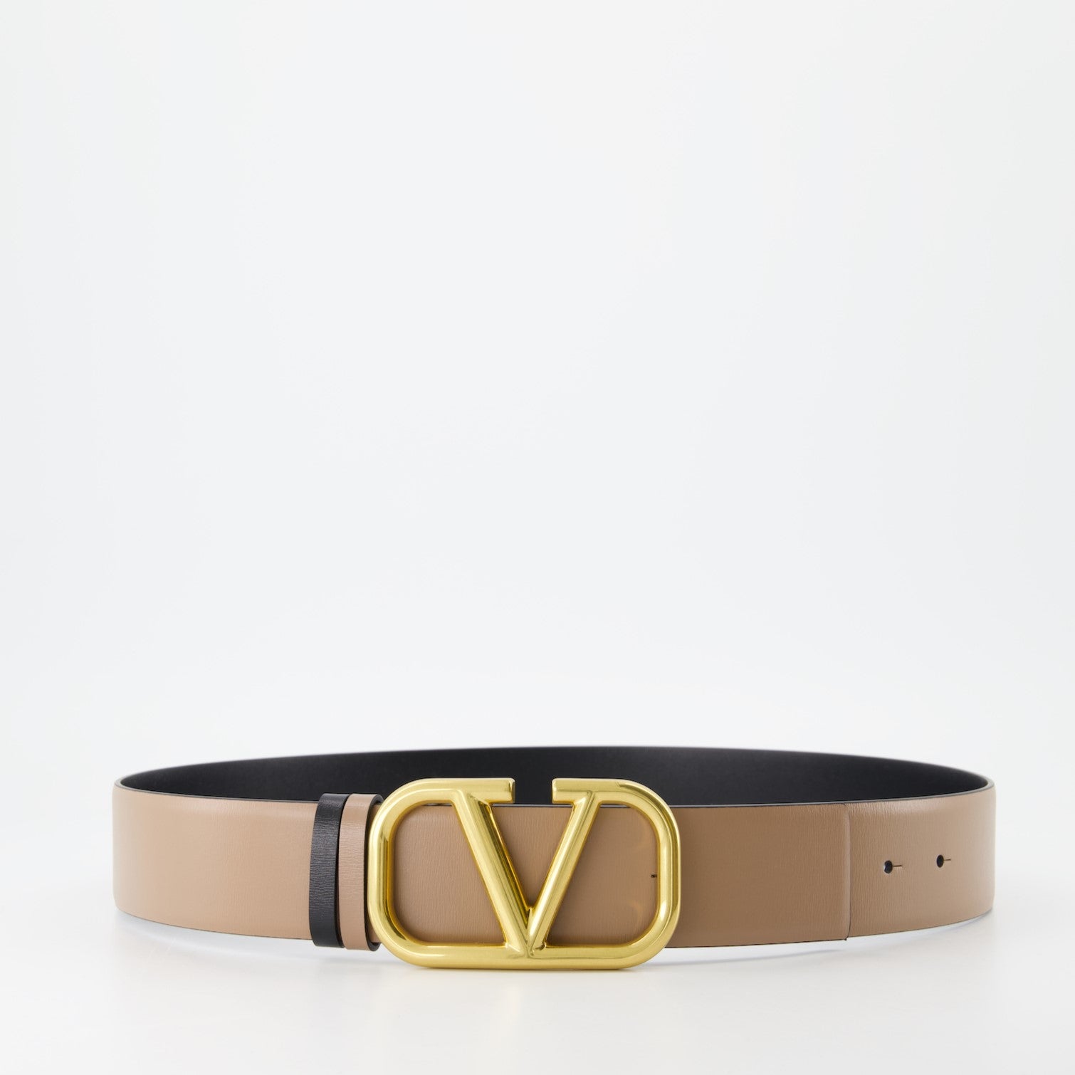 Cinture Ceinture VLogo réversible Valentino Garavani Marrone Femme