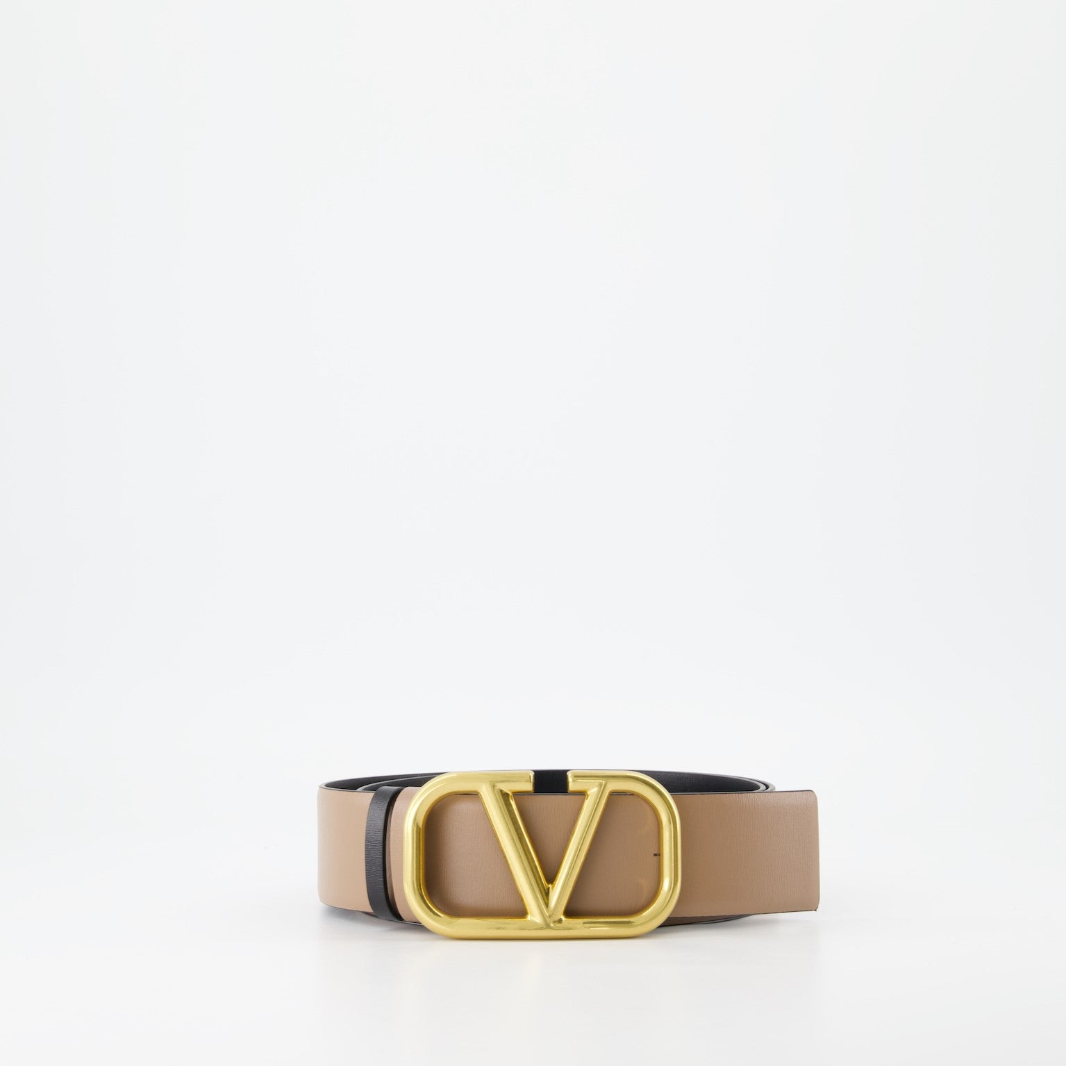 Cinture Ceinture VLogo réversible Valentino Garavani Marrone Femme
