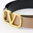Cinture Ceinture VLogo réversible Valentino Garavani Marrone Femme