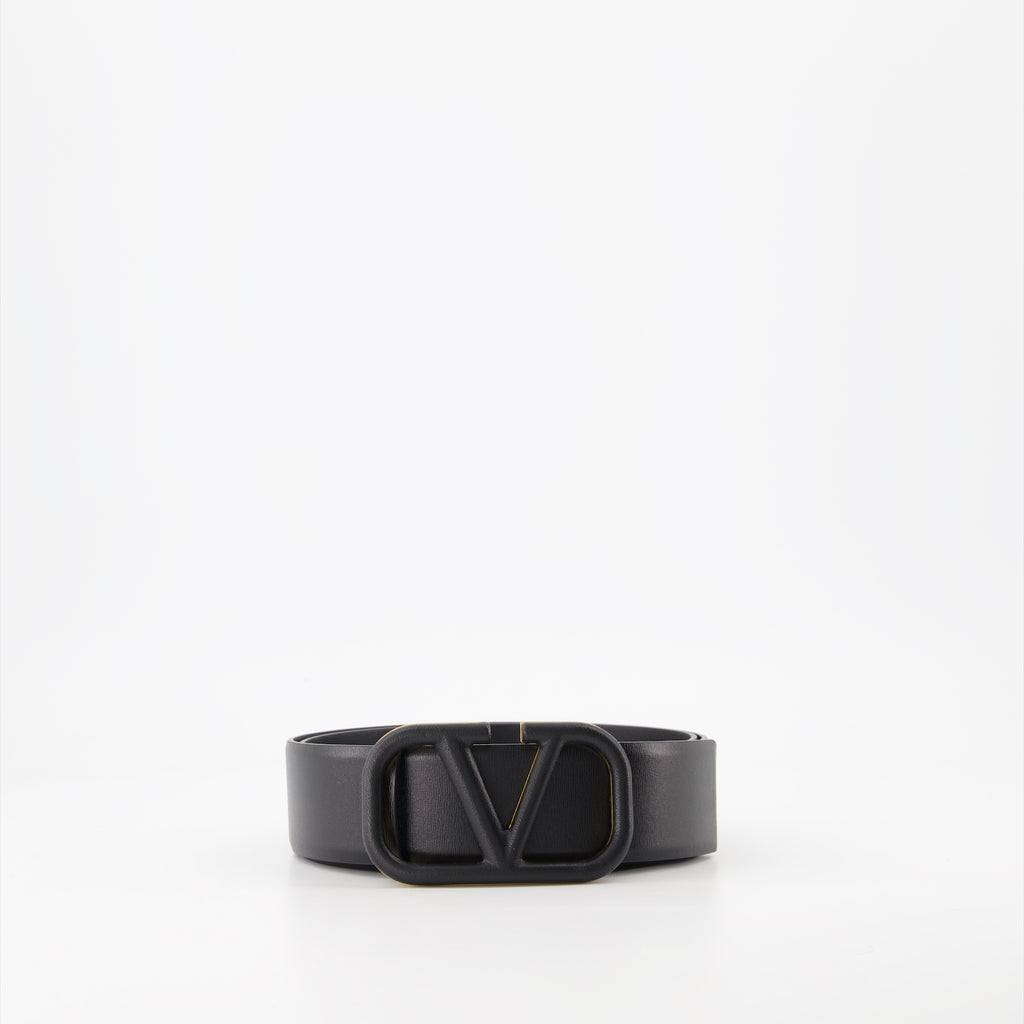 Belts Matte VLogo Signature Belt Valentino Garavani Black Women