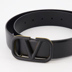 Belts Matte VLogo Signature Belt Valentino Garavani Black Women