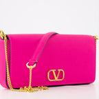 Bolsas transversais Pochette VLogo Valentino Garavani Rosa Femme