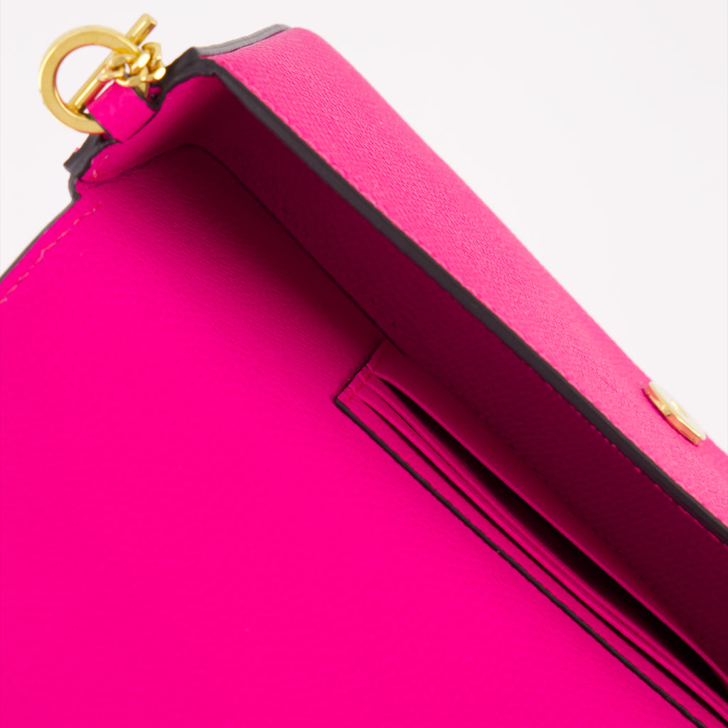 Bolsas transversais Pochette VLogo Valentino Garavani Rosa Femme