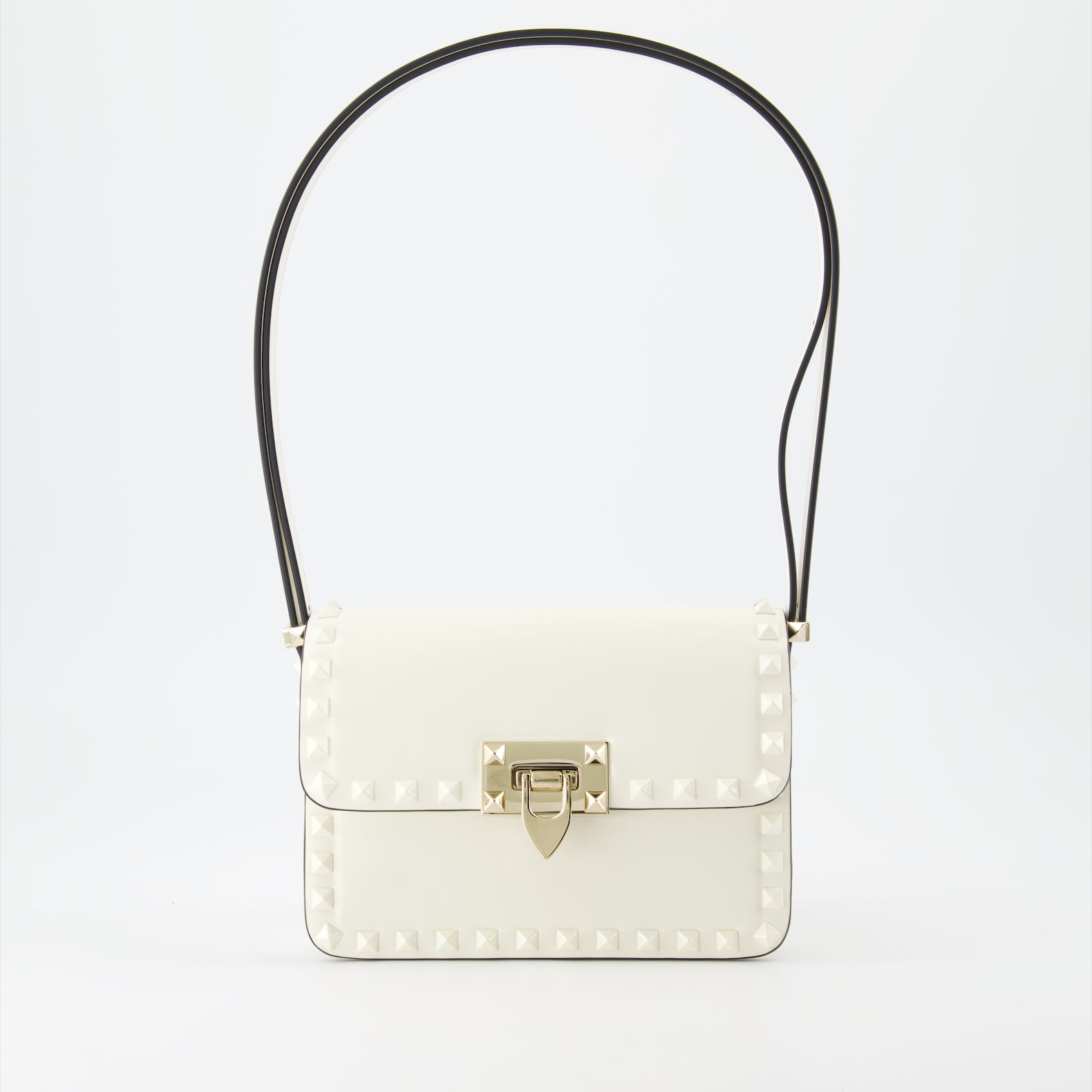 Borse a mano e a spalla Sac Rockstud 23 Valentino Garavani Bianco Femme