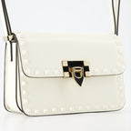 Borse a mano e a spalla Sac Rockstud 23 Valentino Garavani Bianco Femme