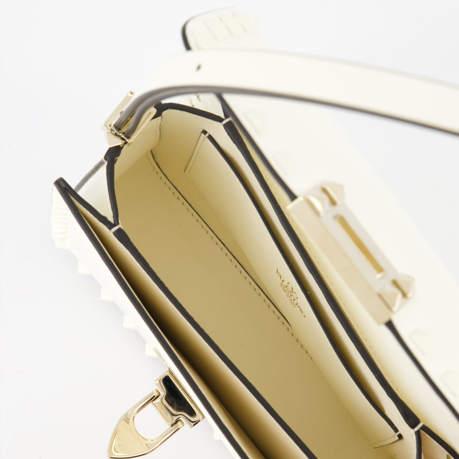 Borse a mano e a spalla Sac Rockstud 23 Valentino Garavani Bianco Femme