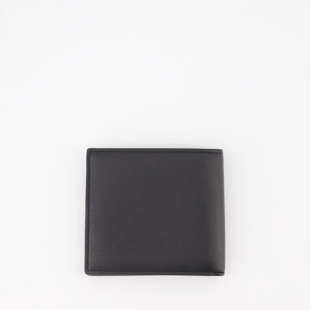 Kleine lederwaren Portefeuille VLogo Valentino Garavani Schwarz Homme