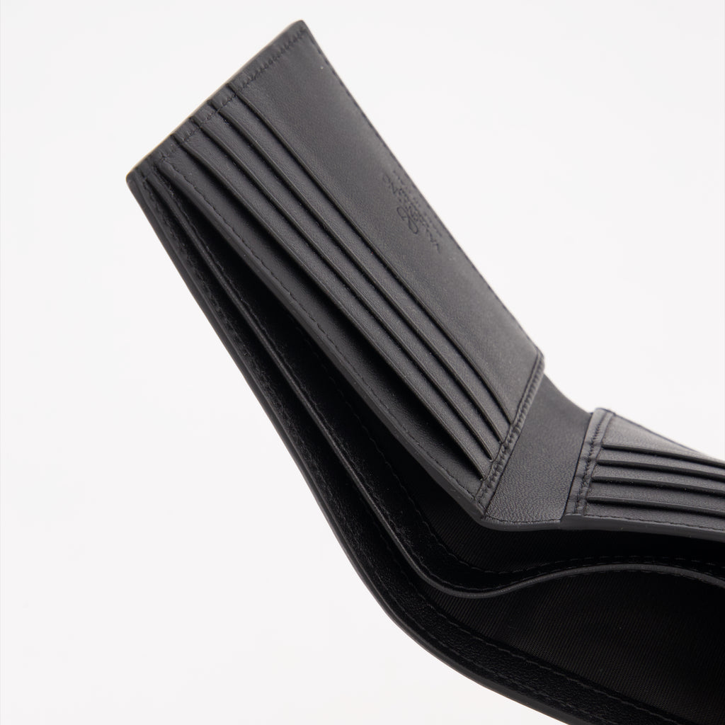 Kleine lederwaren Portefeuille VLogo Valentino Garavani Schwarz Homme