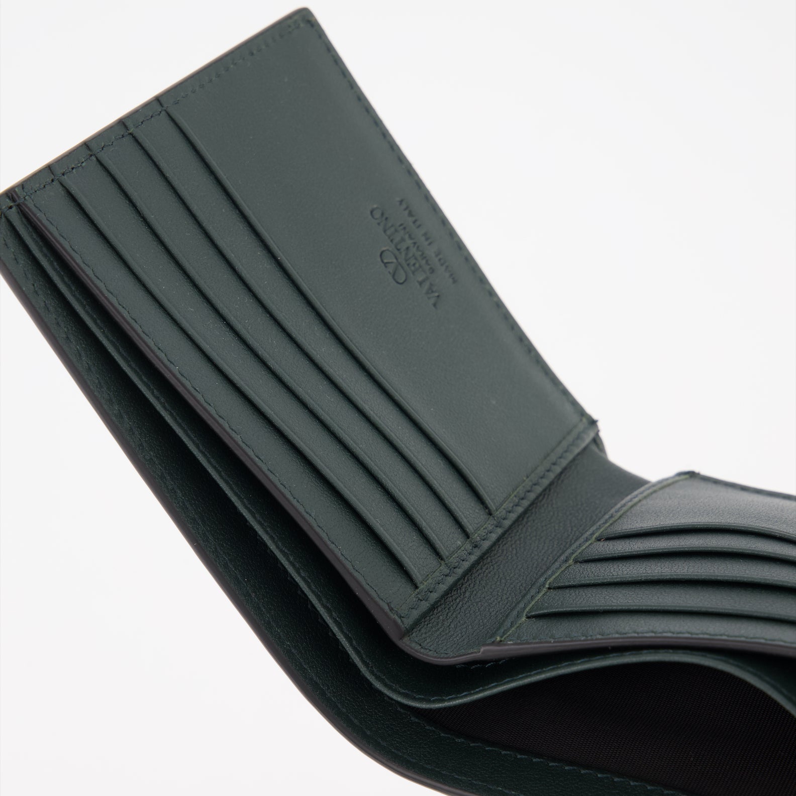 Petite maroquinerie Portefeuille VLogo Valentino Garavani Vert Homme