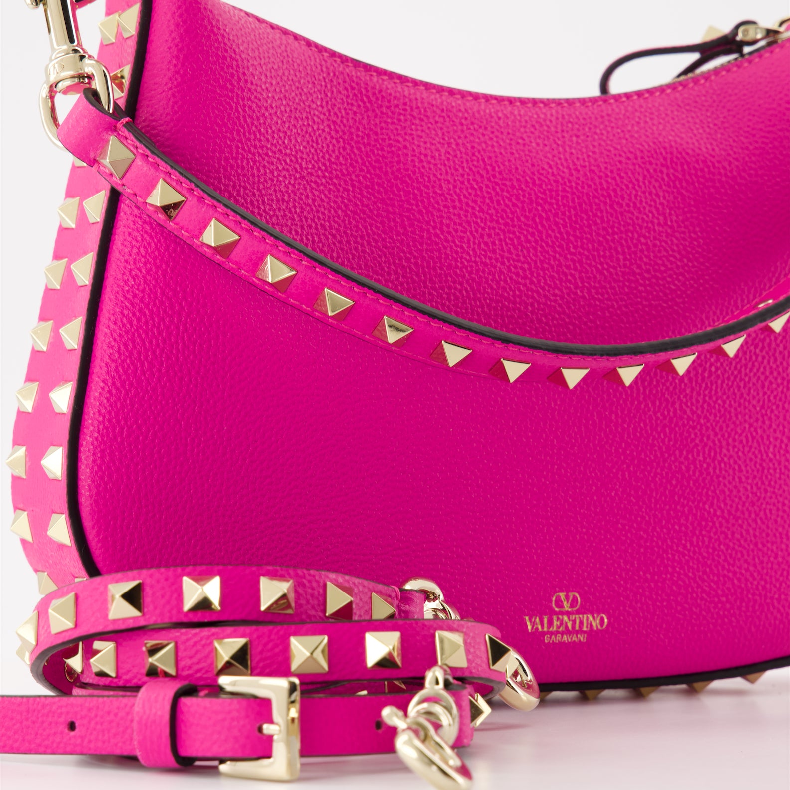 핸드백 및 숄더백 Sac Hobo Valentino Garavani 분홍색 Femme