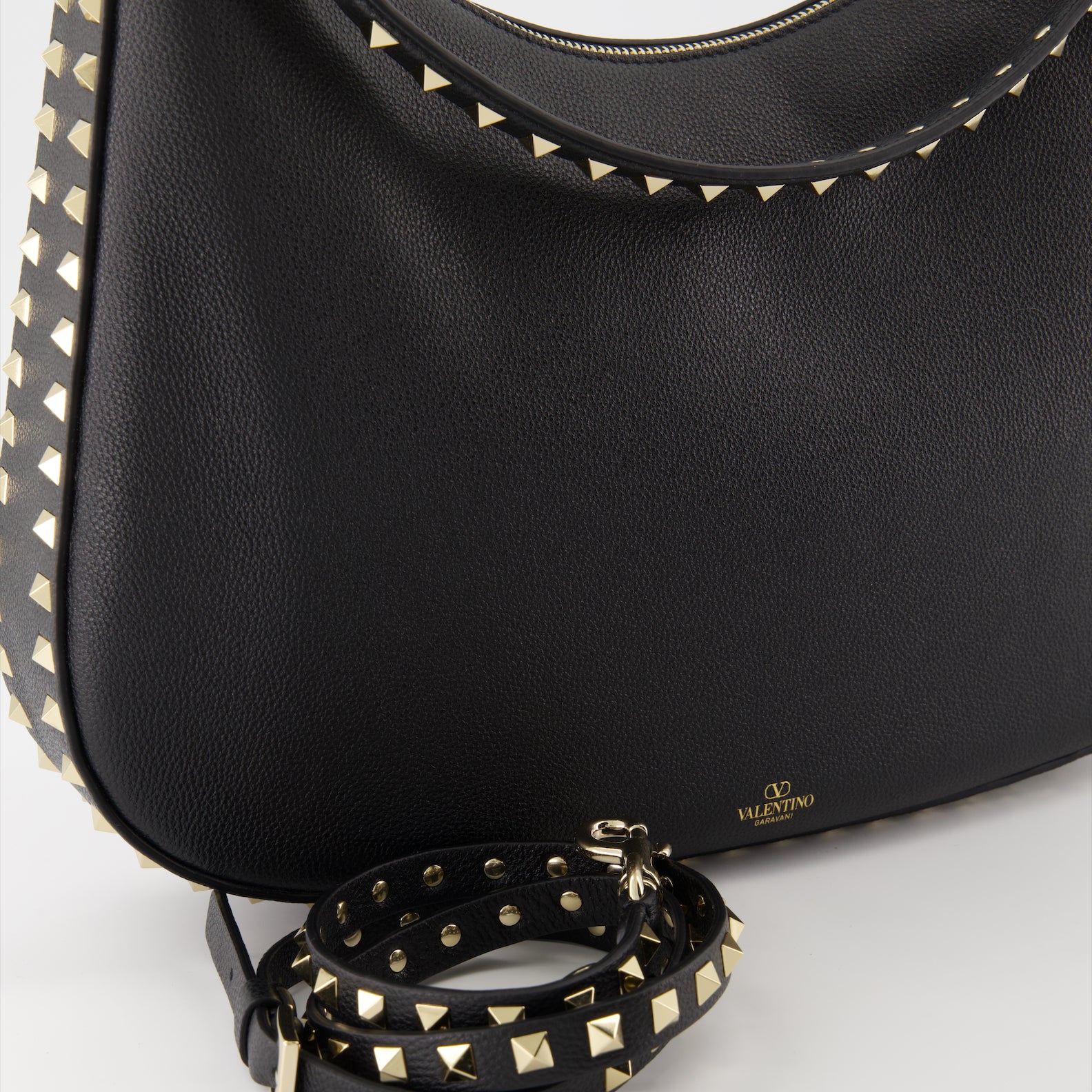 핸드백 및 숄더백 Sac Hobo Valentino Garavani 검은색 Femme