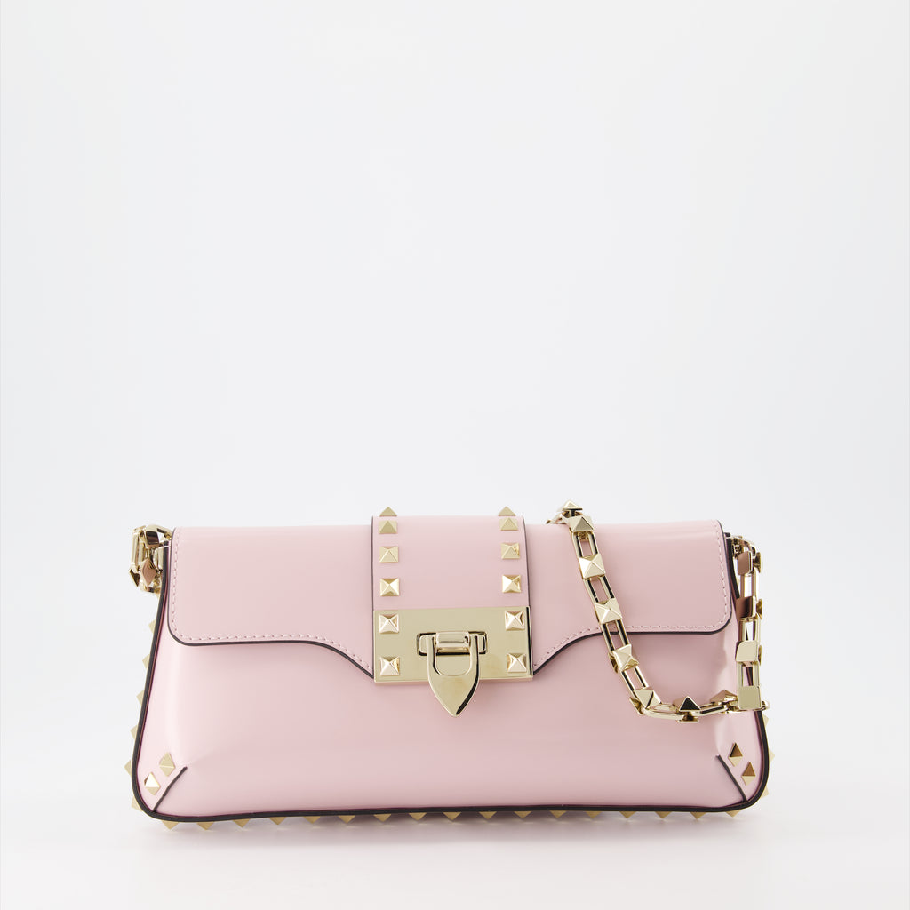 Crossbody bags Leather Rockstud bag Valentino Garavani Pink Women