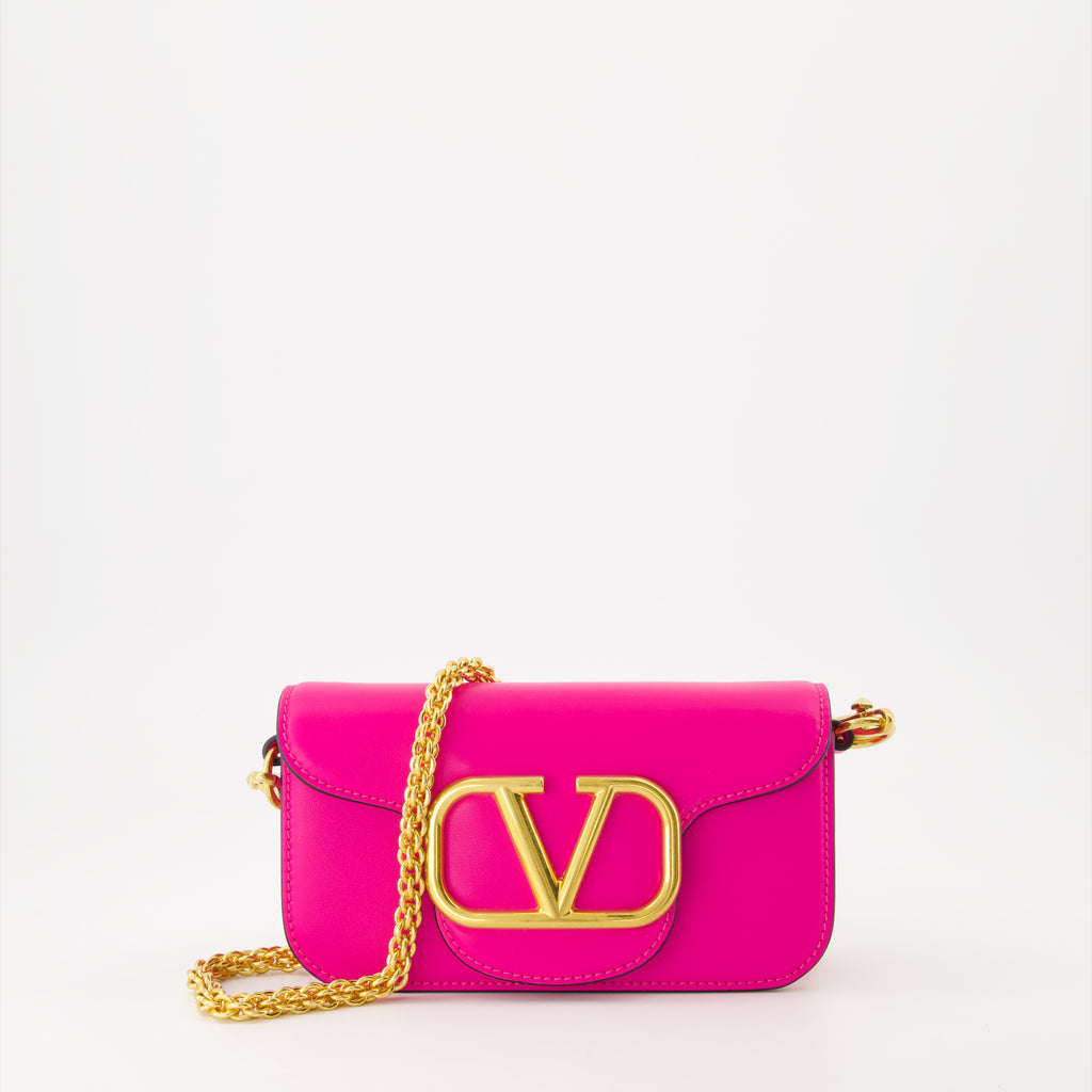 핸드백 및 숄더백 Sac Locò Valentino Garavani 분홍색 Femme