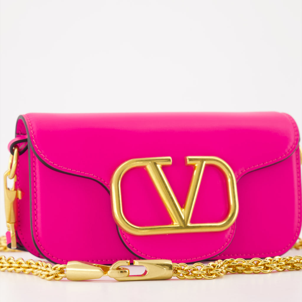 핸드백 및 숄더백 Sac Locò Valentino Garavani 분홍색 Femme