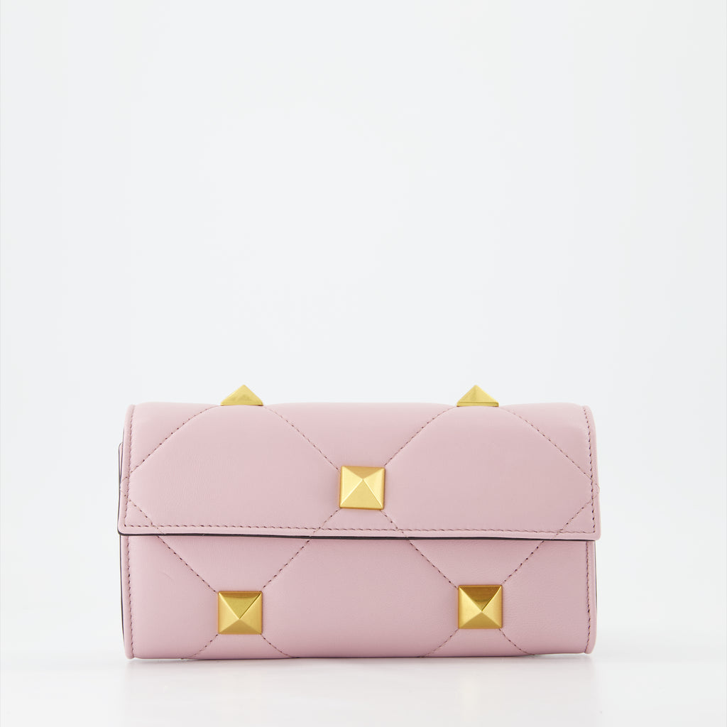 Taschen Portefeuille Roman Stud Valentino Garavani Rosa Femme