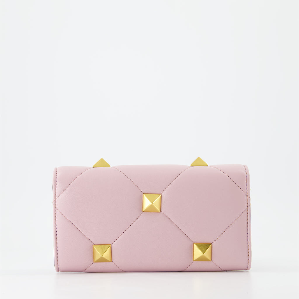 Taschen Portefeuille Roman Stud Valentino Garavani Rosa Femme