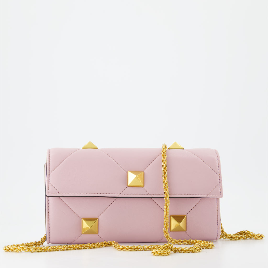 Taschen Portefeuille Roman Stud Valentino Garavani Rosa Femme