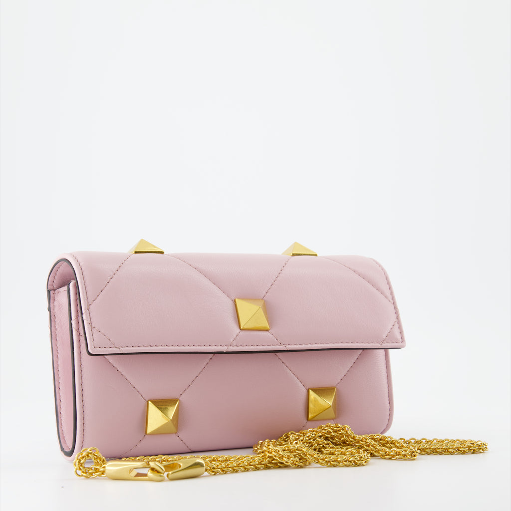 Taschen Portefeuille Roman Stud Valentino Garavani Rosa Femme