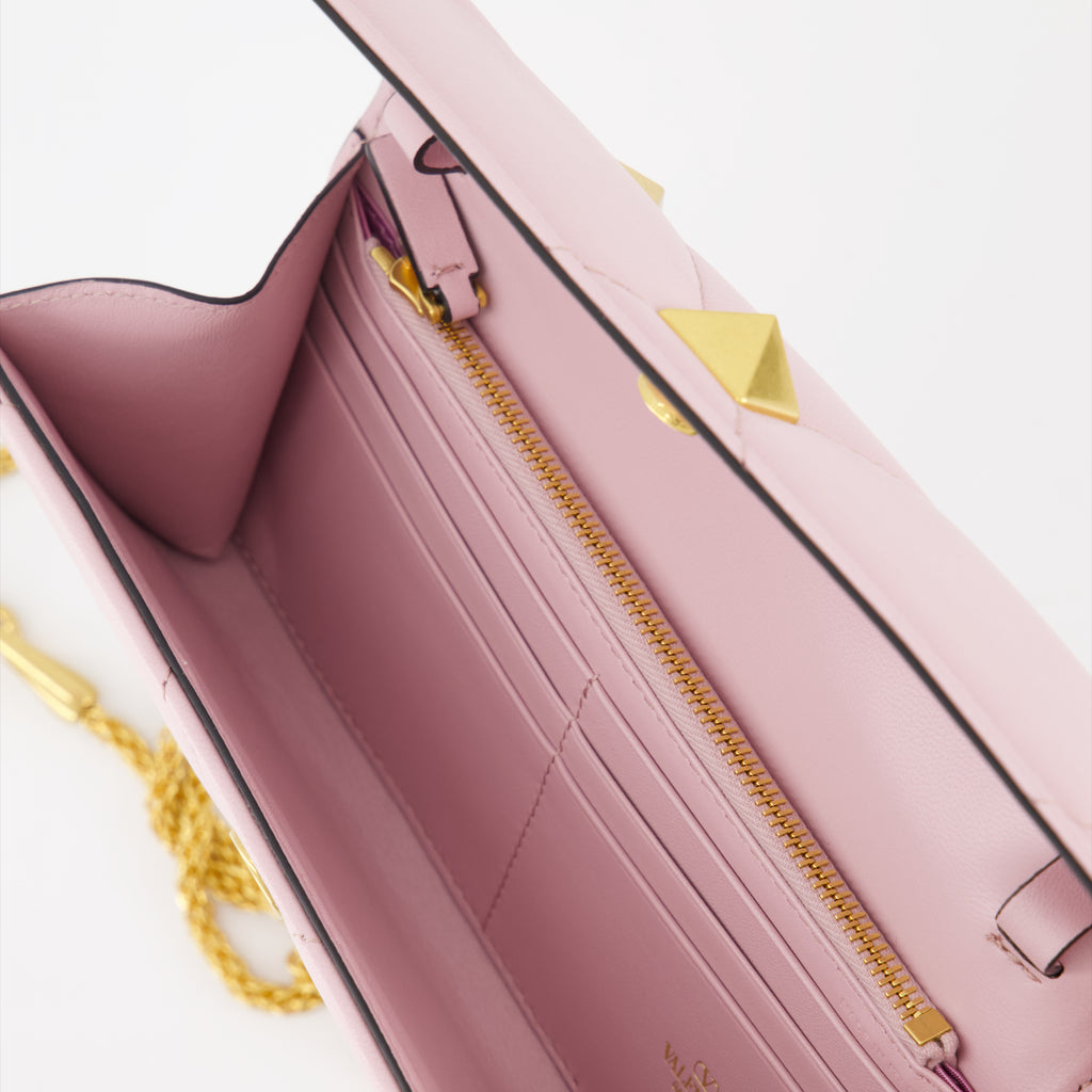 Taschen Portefeuille Roman Stud Valentino Garavani Rosa Femme