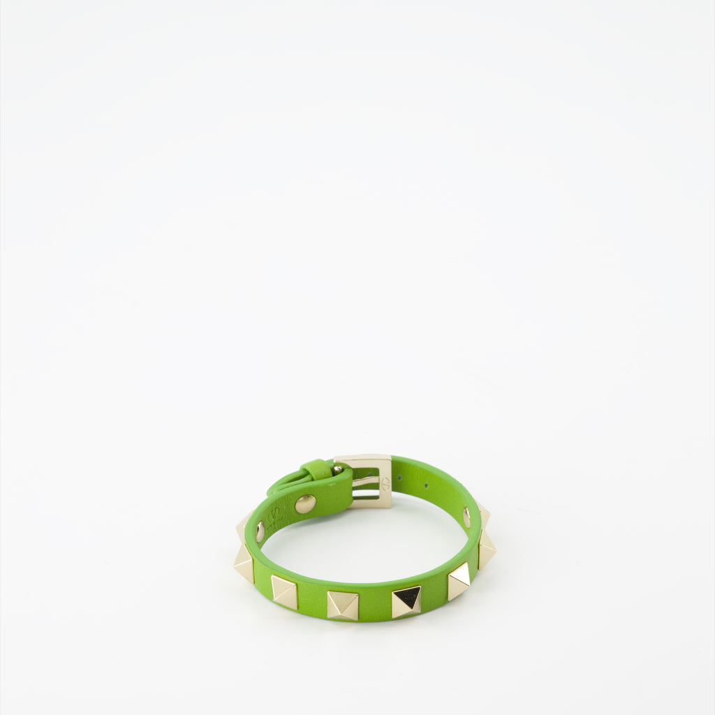 Joias Bracelet Rockstud Valentino Garavani Verde Femme