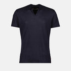 폴로 셔츠 Polo Felix Orlebar Brown 진한 파란색 Homme