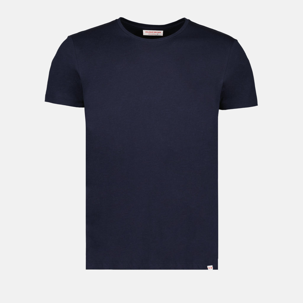 티셔츠 T-shirt OB Orlebar Brown 진한 파란색 Homme