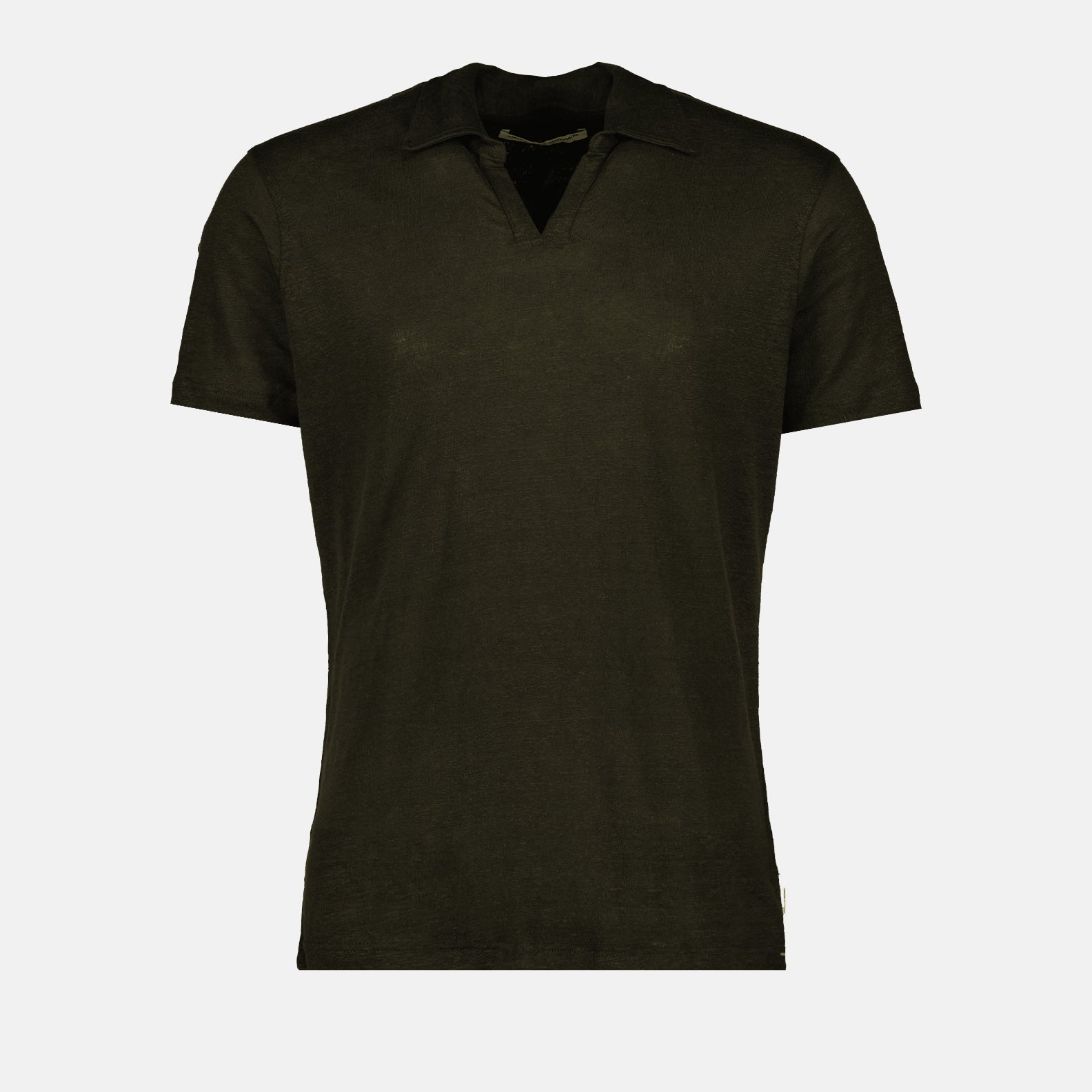 Polos Polo Felix Orlebar Brown Kaki Homme