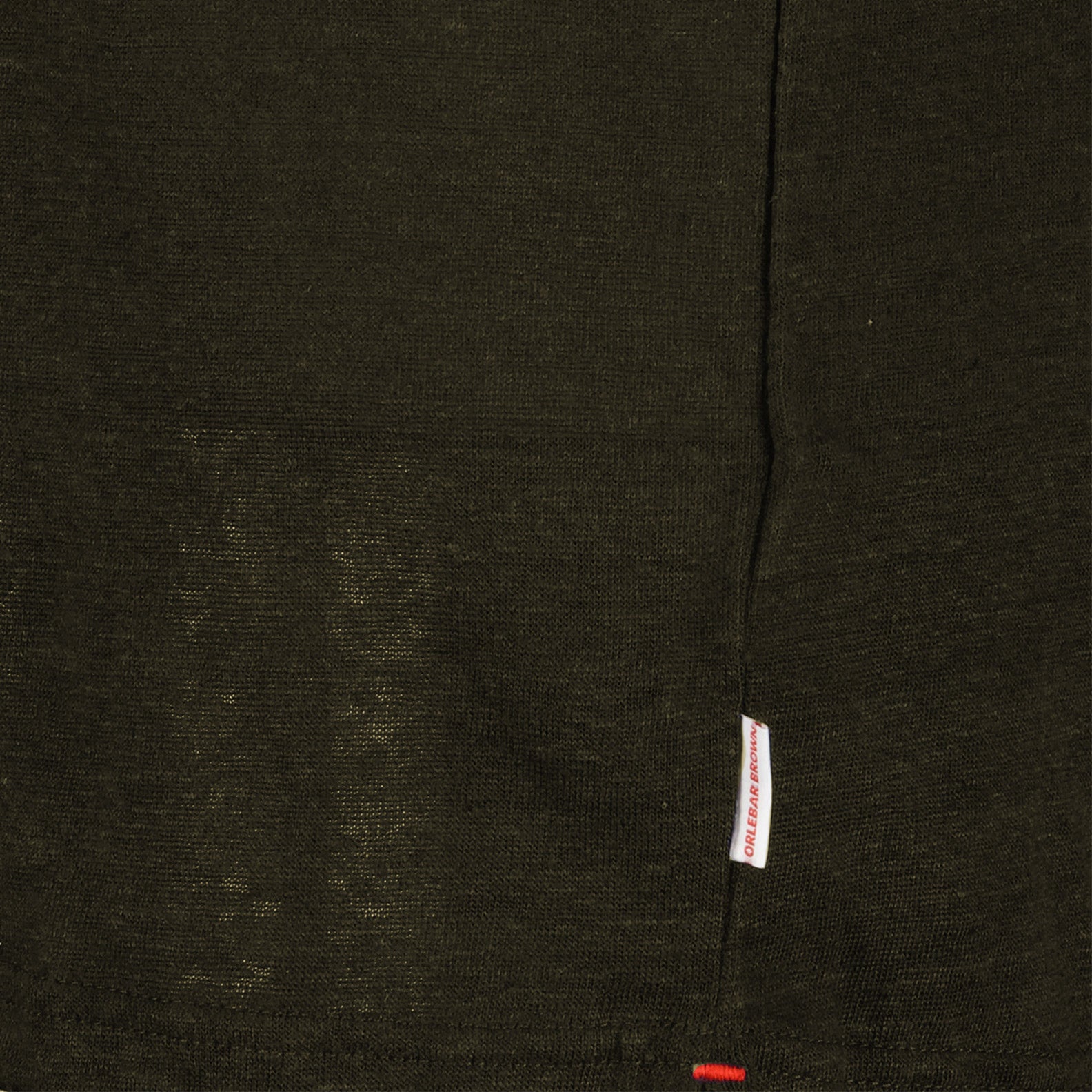 Polos Polo Felix Orlebar Brown Kaki Homme