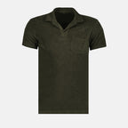 Poloshirts Polo Terry Orlebar Brown Khaki Homme