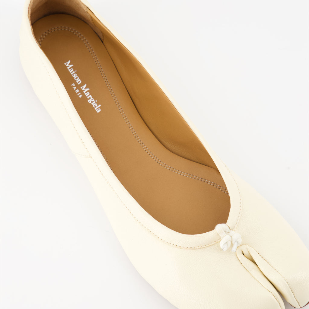 플랫 슈즈 Ballerines Tabi Maison Margiela 하얀색 Femme