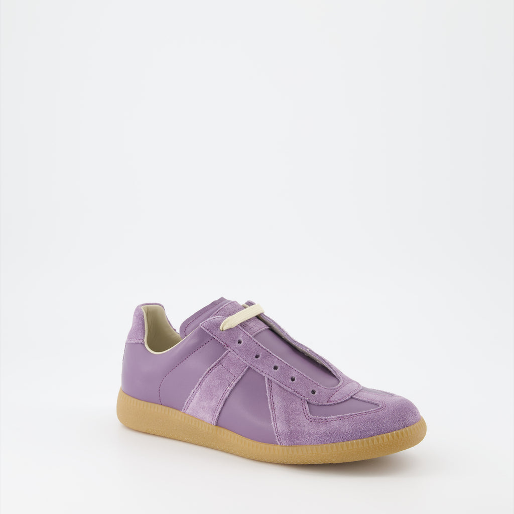 Tênis Baskets Replica Maison Margiela Roxo Femme