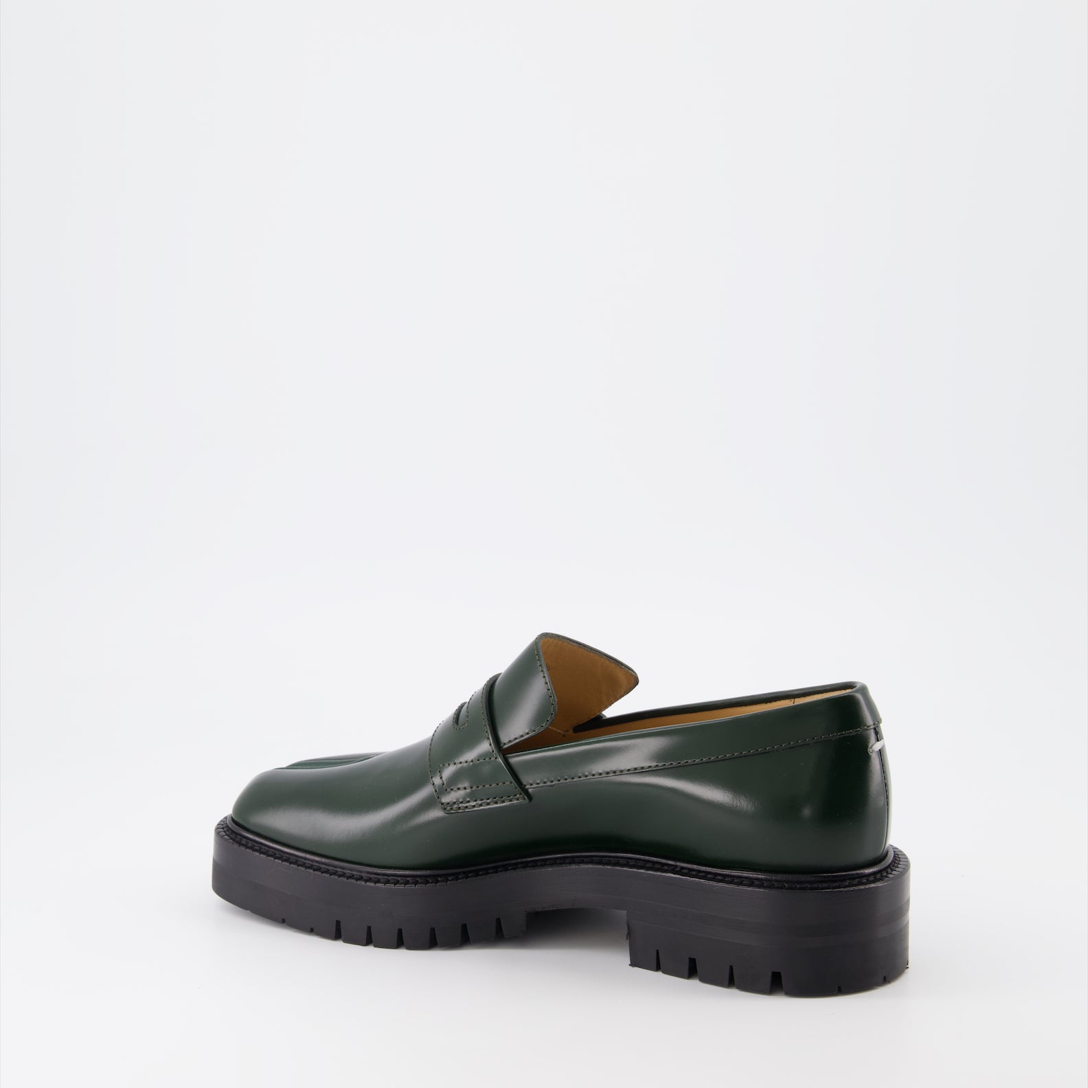 Loafer Mocassins Tabi Maison Margiela Grün Femme