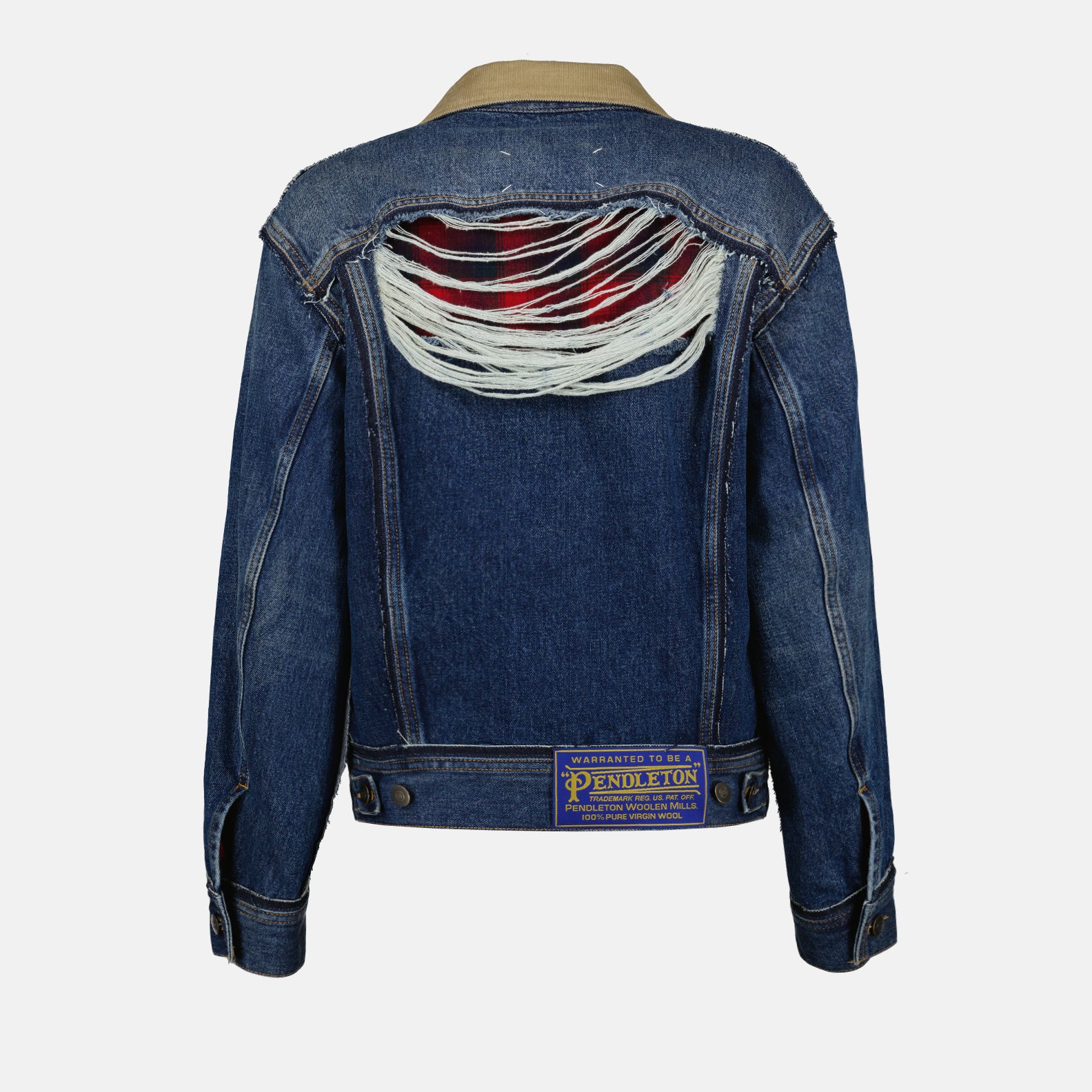 Giacche Giacca in Denim Pendleton Maison Margiela Blu Homme