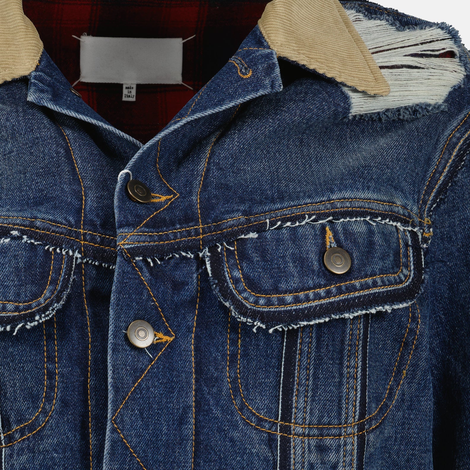 Giacche Giacca in Denim Pendleton Maison Margiela Blu Homme