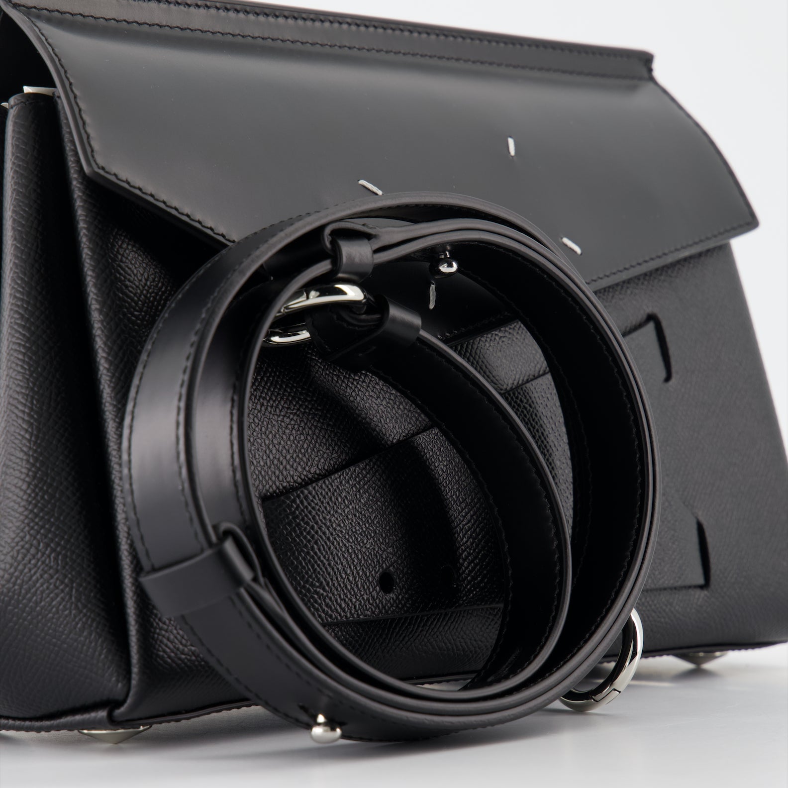 Sacs à main et épaule Sac snatched top handle Maison Margiela Noir Unisexe