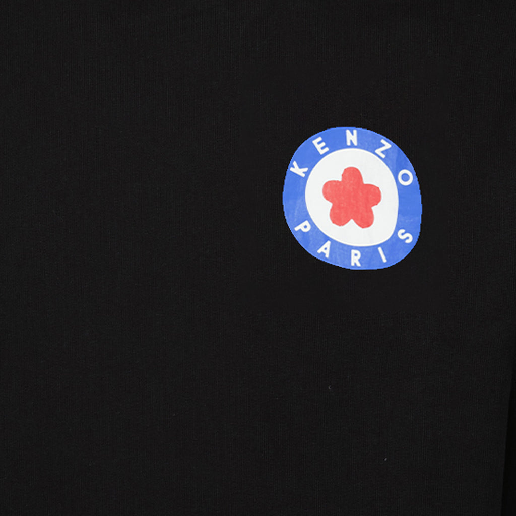 Sweatshirts Sweatshirt Kenzo Target Kenzo Noir Homme