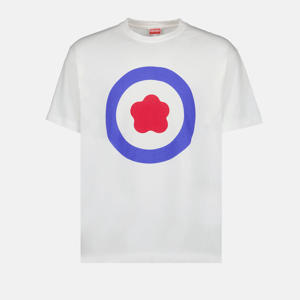 Tシャツ ケンゾー ターゲット オーバーサイズ T シャツ Kenzo 白 男